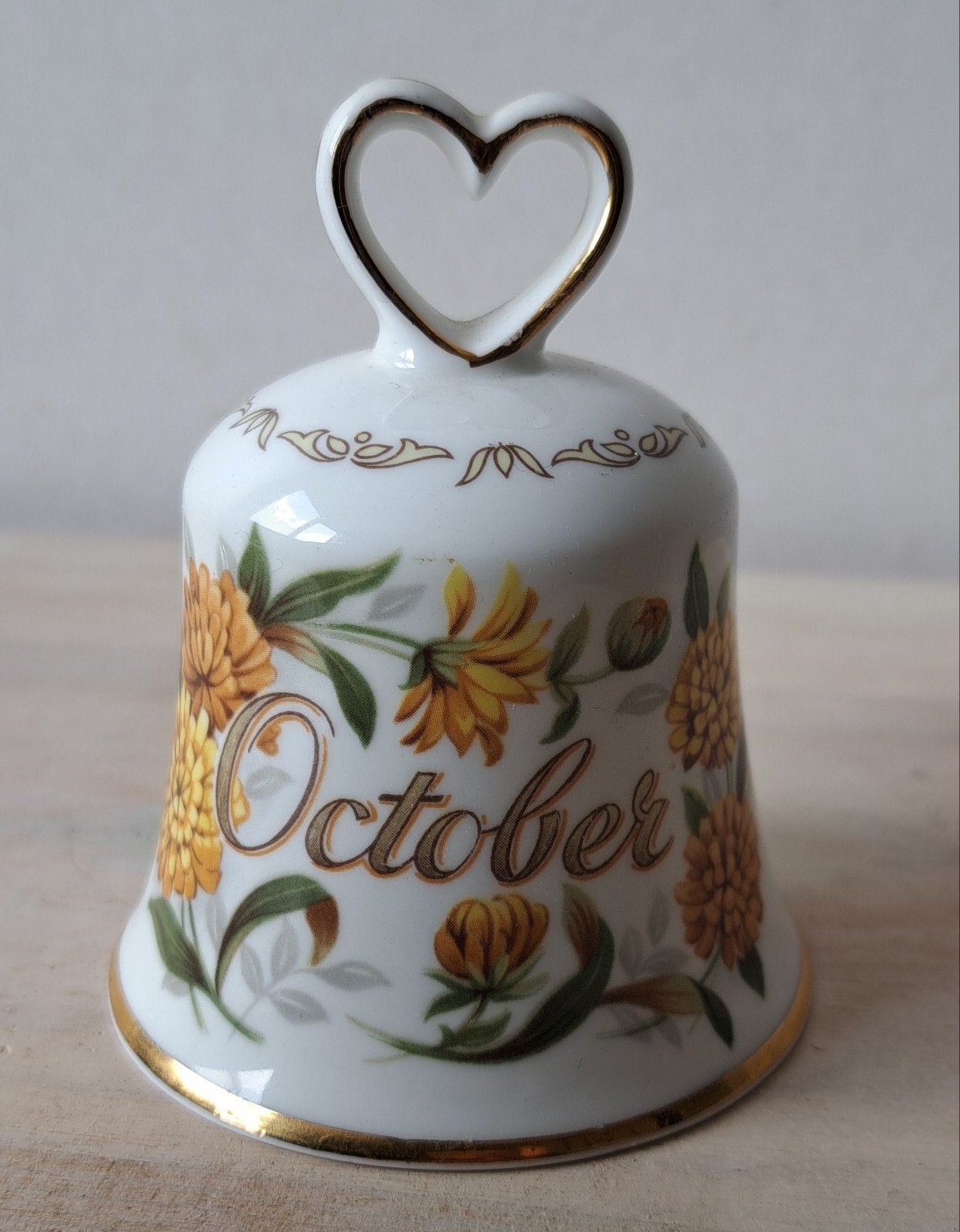Golden crown "October" bel, Ophalen of Verzenden