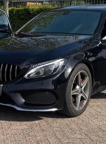 Mercedes-Benz C-Klasse C220 CDI 2.1 125KW Aut7 2015 Zwart, Auto's, Automaat, Achterwielaandrijving, 1800 kg, Zwart