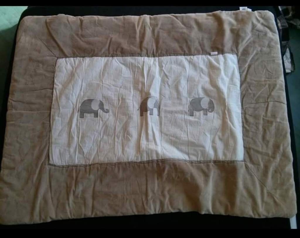 Tweeling boxkleed afmeting 140x105 cm, Kinderen en Baby's, Ophalen, Gebruikt, Rechthoekig, Boxkleed