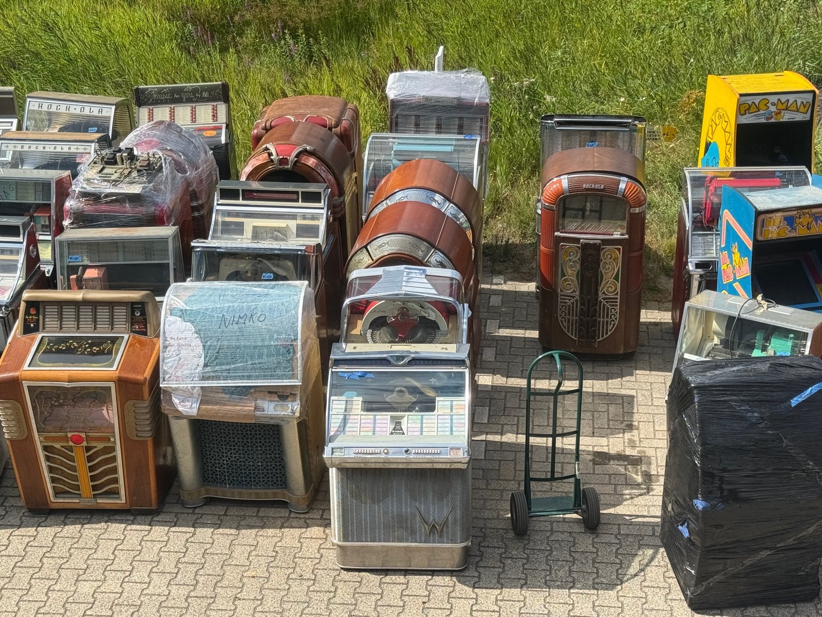 Container gelost bij Original Jukebox Company !, Ophalen, 1950 tot 1960, Zie ad, Zo goed als nieuw
