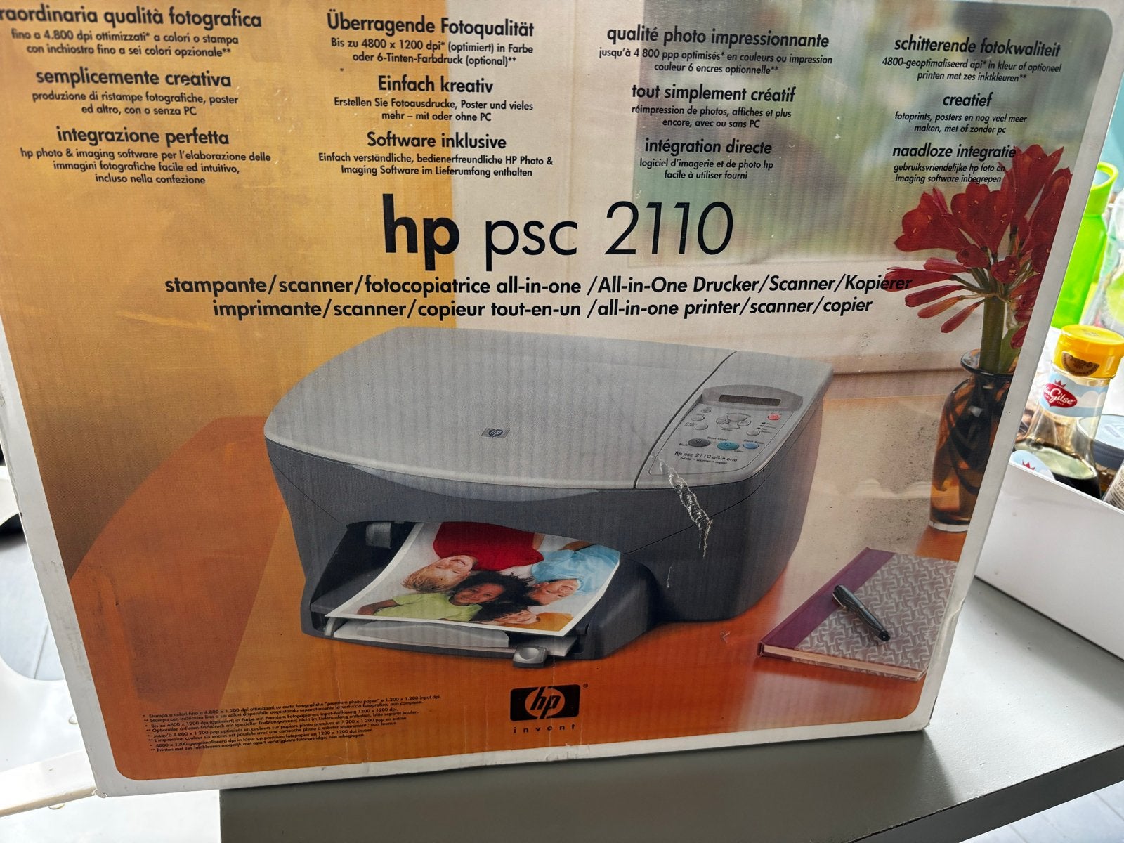 HP PSC 2110 All-in-One Printer/Scanner/Copier, Computers en Software, Printers, Nieuw, All-in-one, Inkjetprinter, Kleur printen