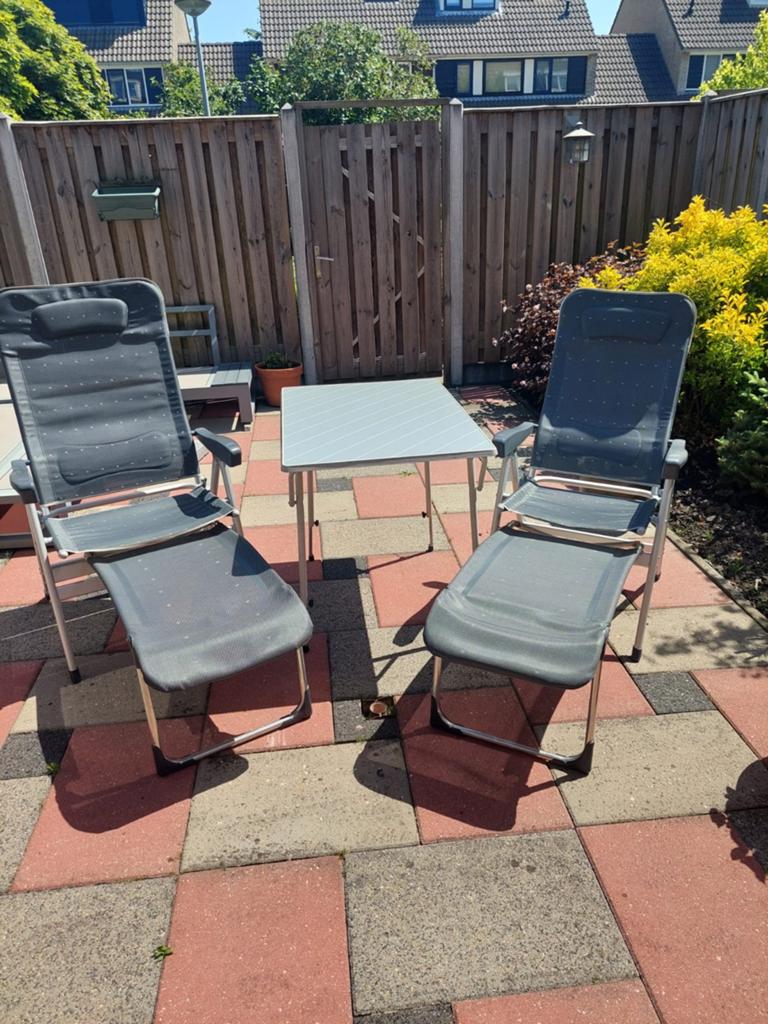 Westfield outdoors campingstoelen en campingtafel set, Ophalen, Zo goed als nieuw, Campingstoel