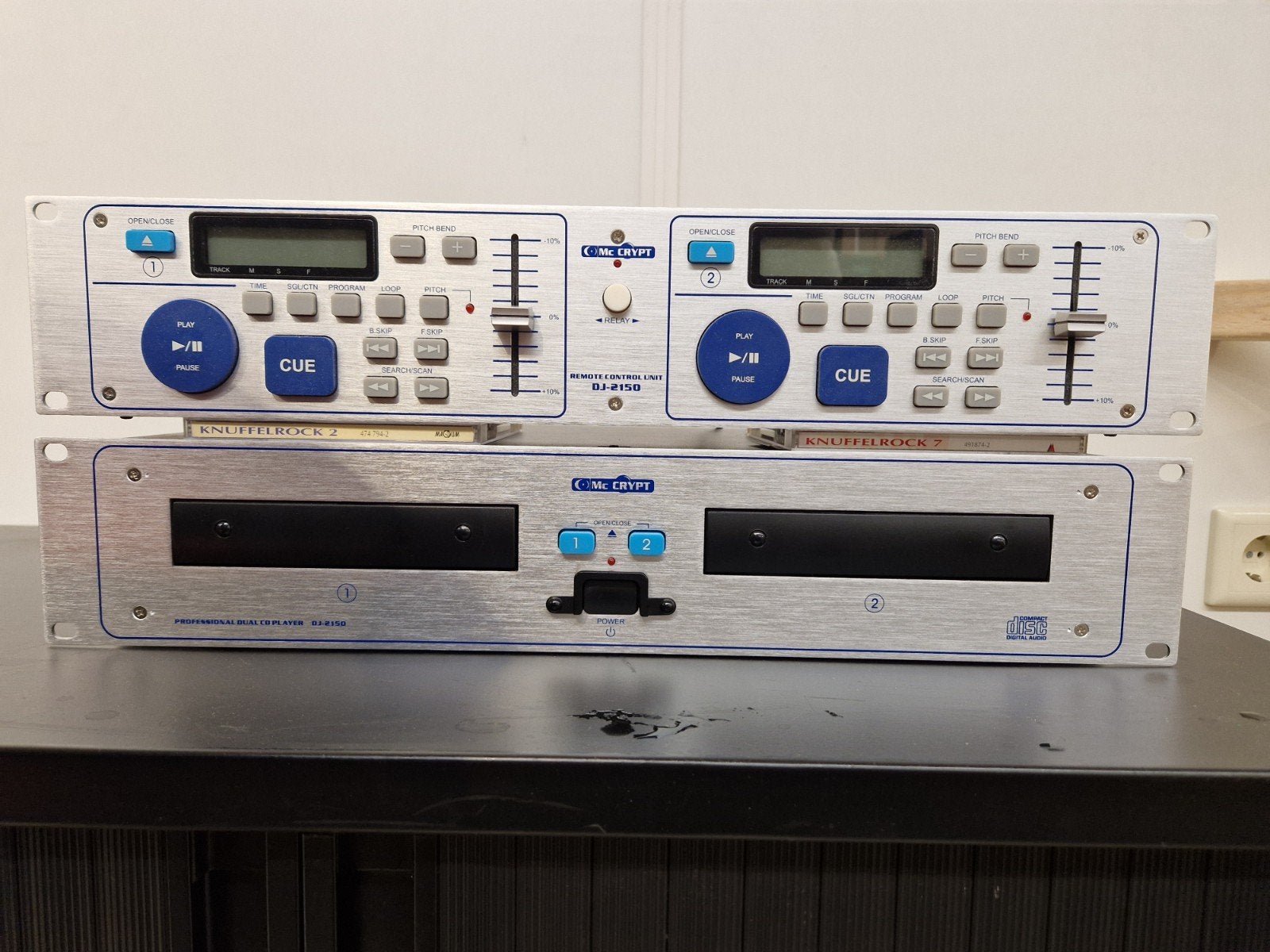 Omnitronic DJ-2150 Dubbele CD-speler, Ophalen, Gebruikt, Overige merken, Wisselaar