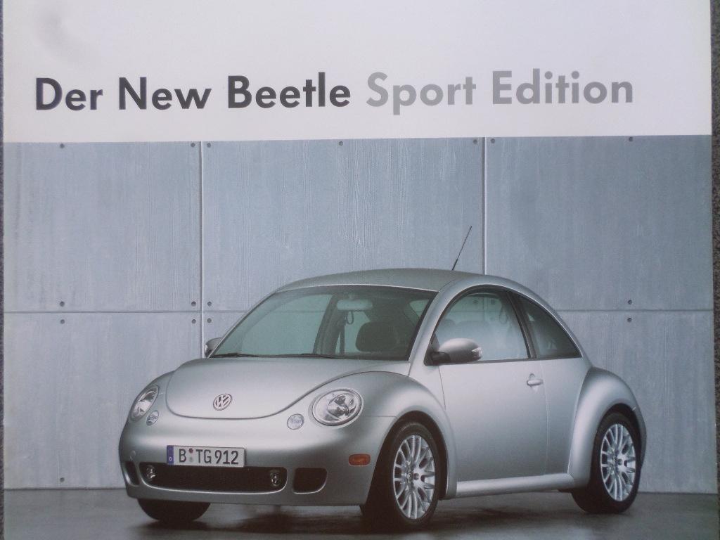Volkswagen VW Beetle Sport Edition Brochure, Boeken, Ophalen of Verzenden, Zo goed als nieuw, Volkswagen