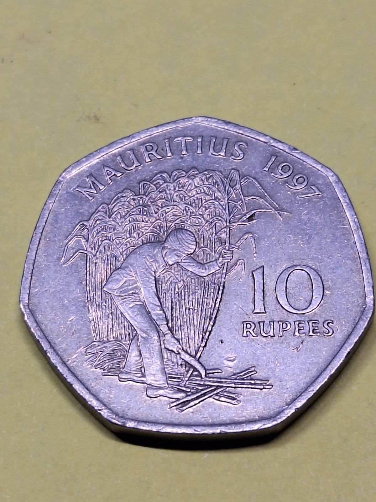 Mauritius 10 rupees 1997, Ophalen of Verzenden, Overige landen