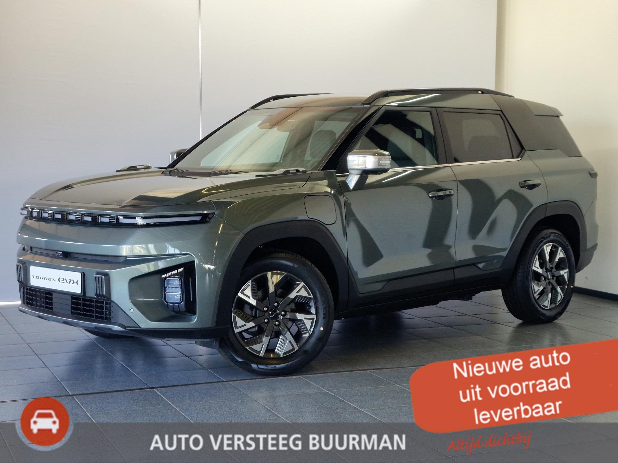 KGM Torres EVX Platinum 80.6 kWh Warmtepomp, Navigatie, Crui, Auto's, Zwart, SUV of Terreinwagen, Parkeercamera, Voorwielaandrijving