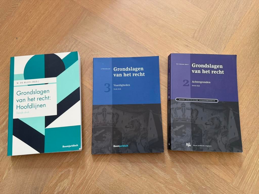 Grondslagen van het recht, Boeken, Studieboeken en Cursussen, Zo goed als nieuw, WO, Alpha, Ophalen of Verzenden