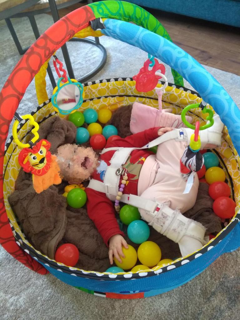 Playgro - ballenbak - babygym, Ophalen, Zo goed als nieuw