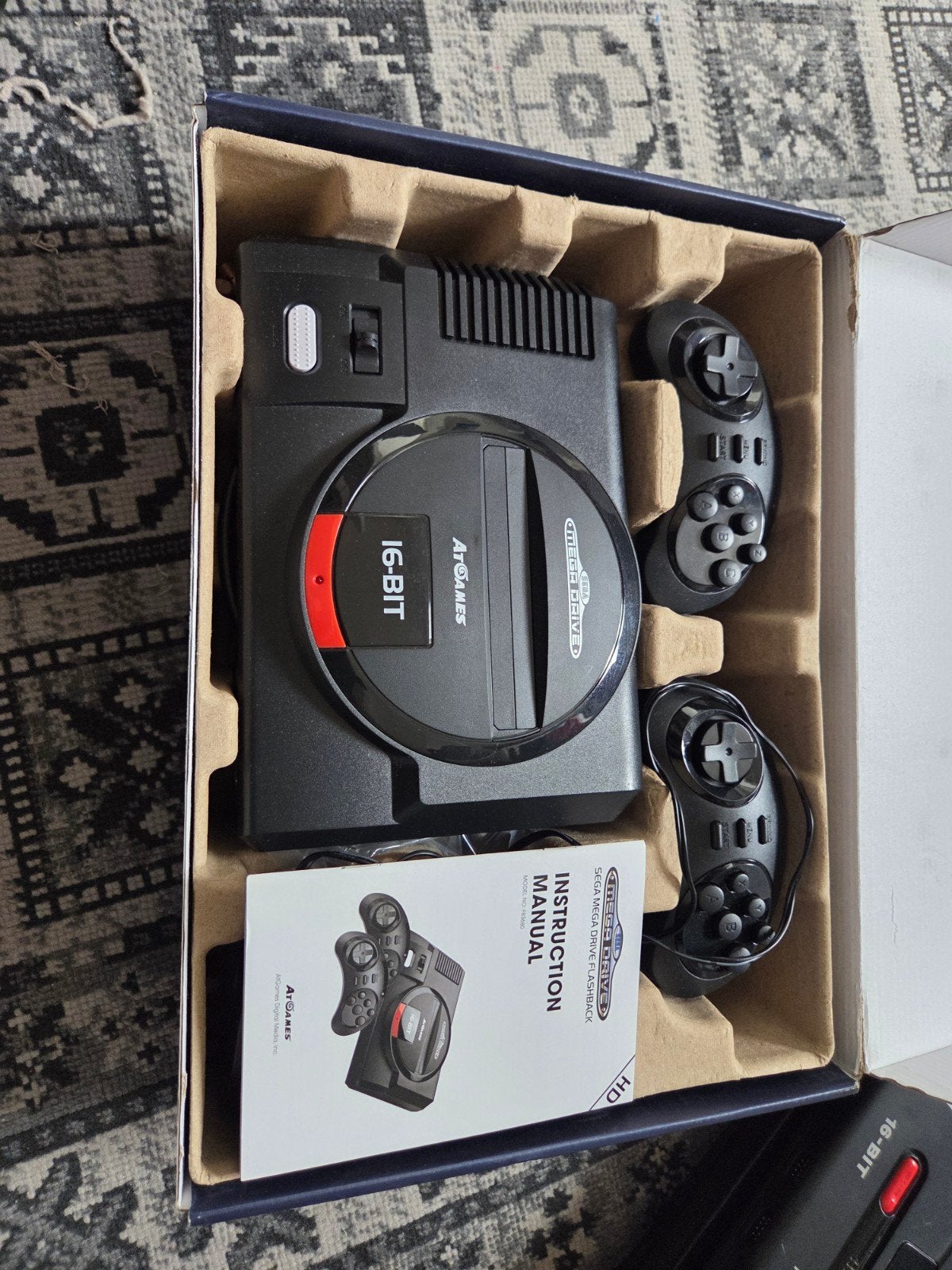 sega megadrive mini compleet, Spelcomputers en Games, Spelcomputers | Sega, Ophalen, Zo goed als nieuw, Met 2 controllers, Mega Drive
