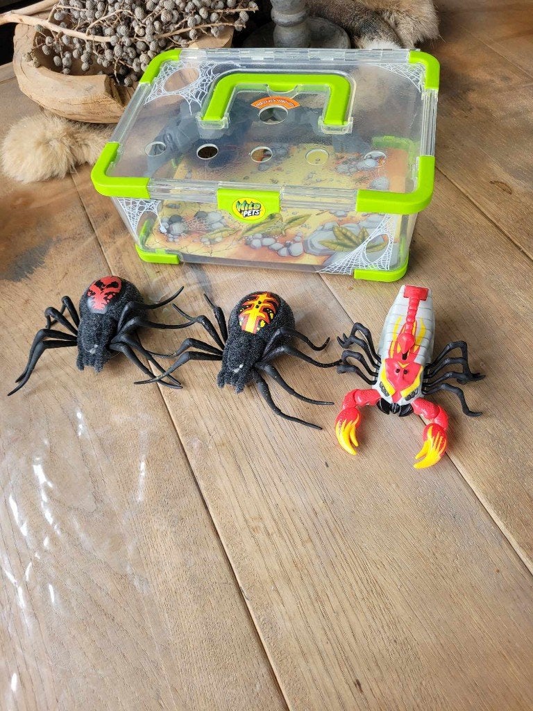 ️ Wild Pets Spider Habitat Speelset ,3 Interact. Insecten!, Ophalen of Verzenden, Zo goed als nieuw, Jongen of Meisje
