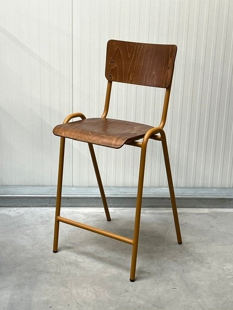Retro barkruk nieuw keukenkruk kookeiland kruk prijs p/stuk, Met voetsteun, ., 60 tot 90 cm, Nieuw
