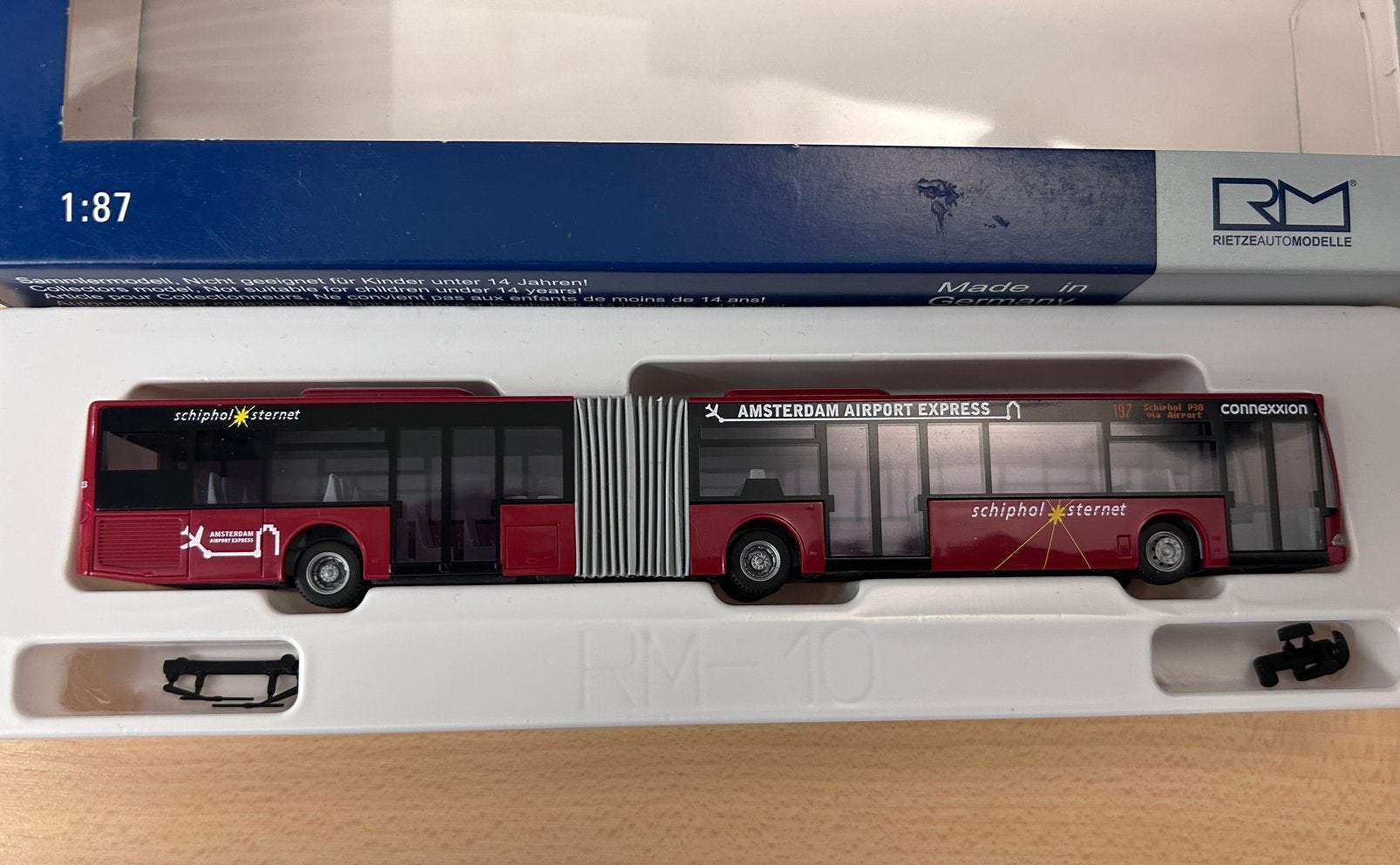 Connexxion MB Citaro Schiphol Sternet 1:87, Hobby en Vrije tijd, Modelauto's | 1:87, Ophalen of Verzenden, Zo goed als nieuw, Bus of Vrachtwagen