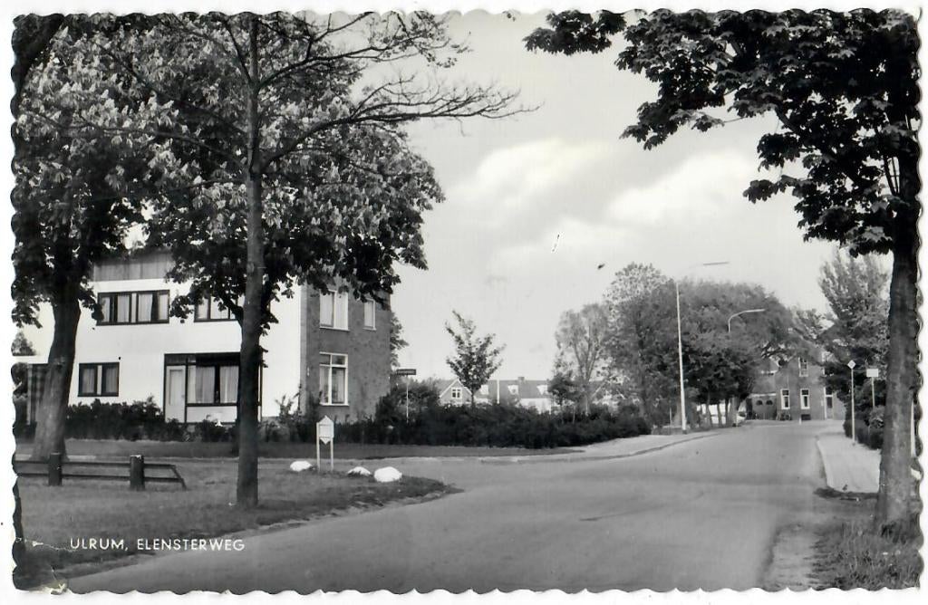 Ulrum - Elensterweg, Verzenden, 1960 tot 1980, Gelopen, Groningen