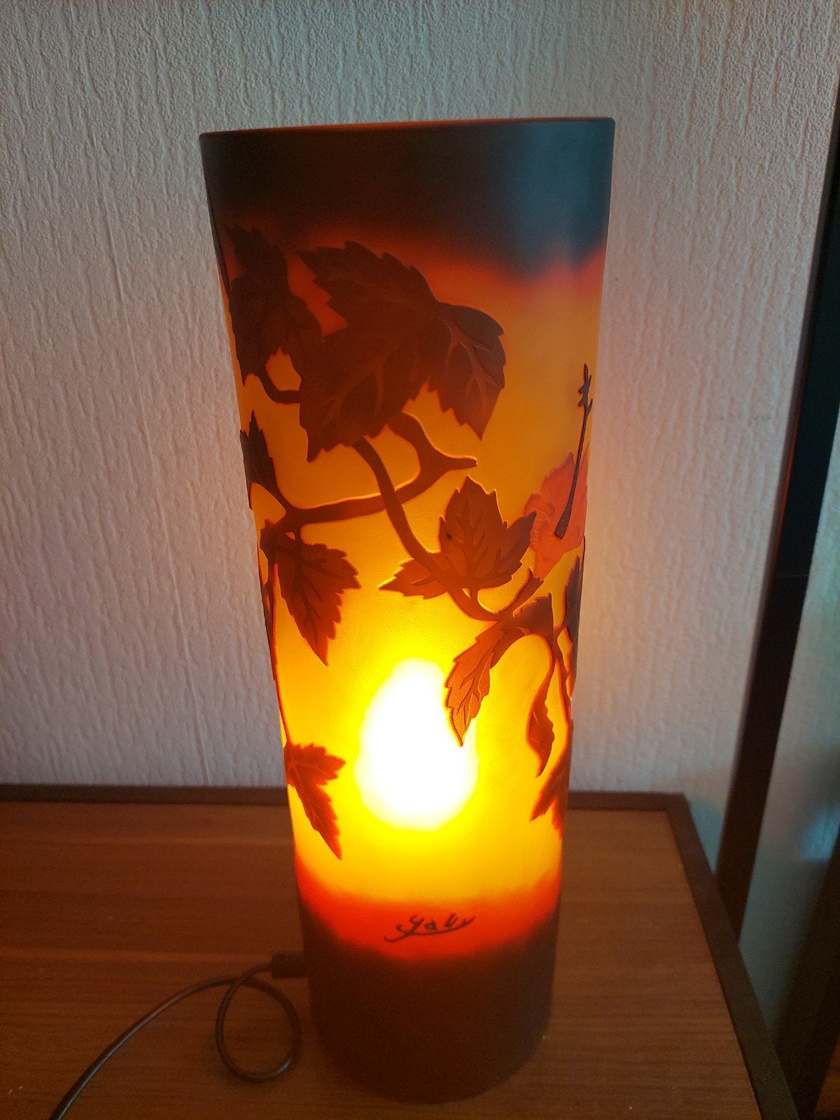 Emile Galle, Jugendstil tafellamp, Ophalen