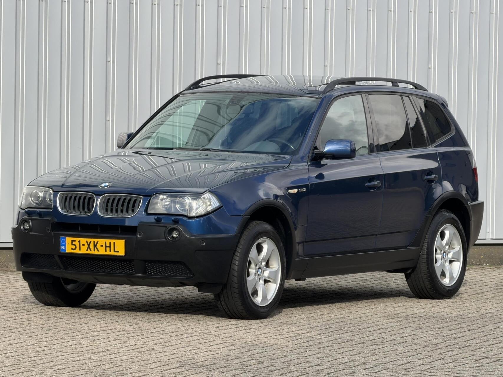 BMW X3 3.0i leer automaat inruil mogelijk, Automaat, Gebruikt, Blauw, Bedrijf
