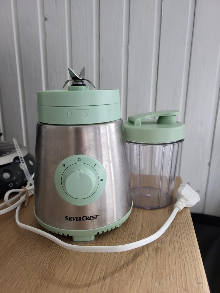 Silvercrest RVS Smoothiemaker - Compact & Krachtig, Witgoed en Apparatuur, Blenders, Gebruikt, Blender to go, Ophalen