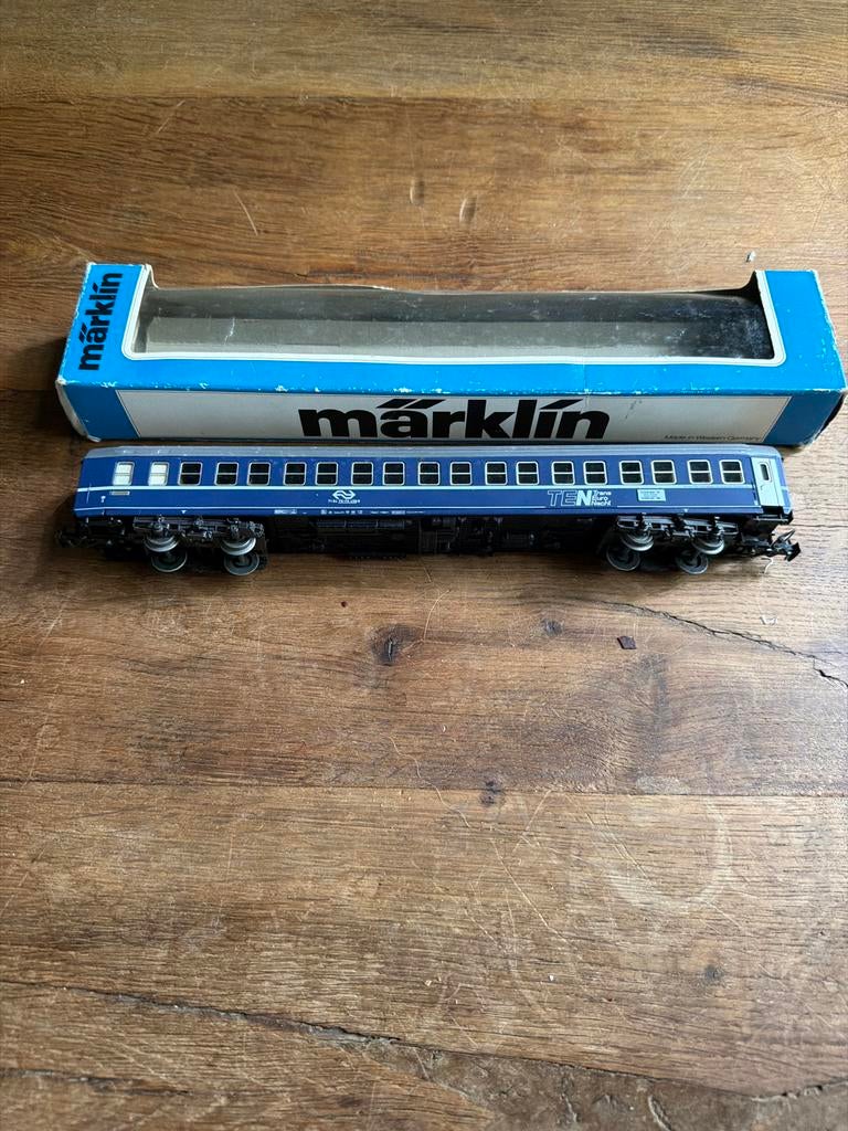 Märklin TEN Trans Euro Nacht slaaprijtuig, Wisselstroom, Wagon, Ophalen of Verzenden, Zo goed als nieuw