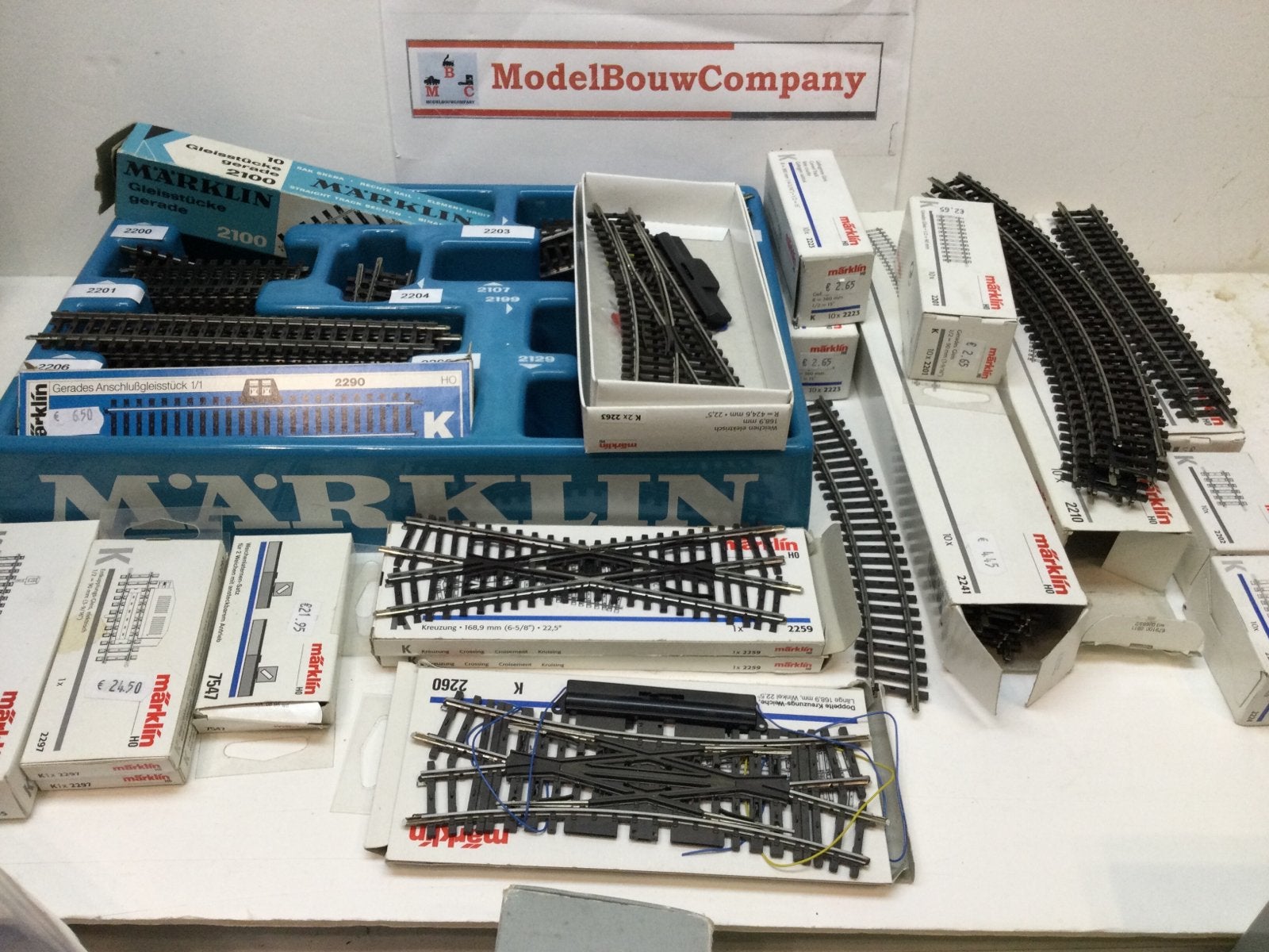 KAVEL Marklin K rails 100 st., Hobby en Vrije tijd, Modeltreinen | H0, Wisselstroom, Rails, Ophalen of Verzenden, Zo goed als nieuw