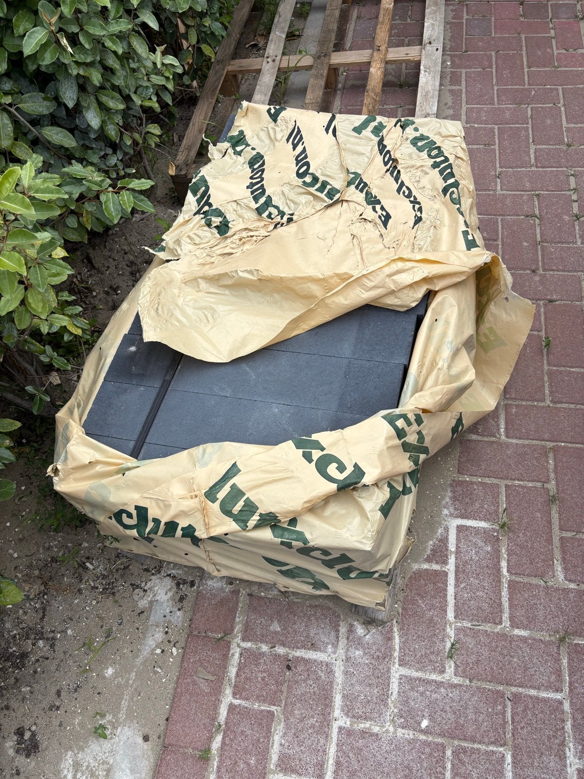 19x stapelblokken, donkergrijs, 60x12, Tuin en Terras, Ophalen, Overige materialen, Overige typen, Nieuw