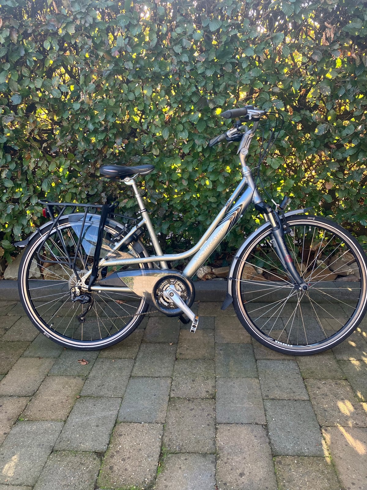 X tract fiets met lage instap en versnellingen, Ophalen, (Extra) lage instap, Velgrem, Zo goed als nieuw