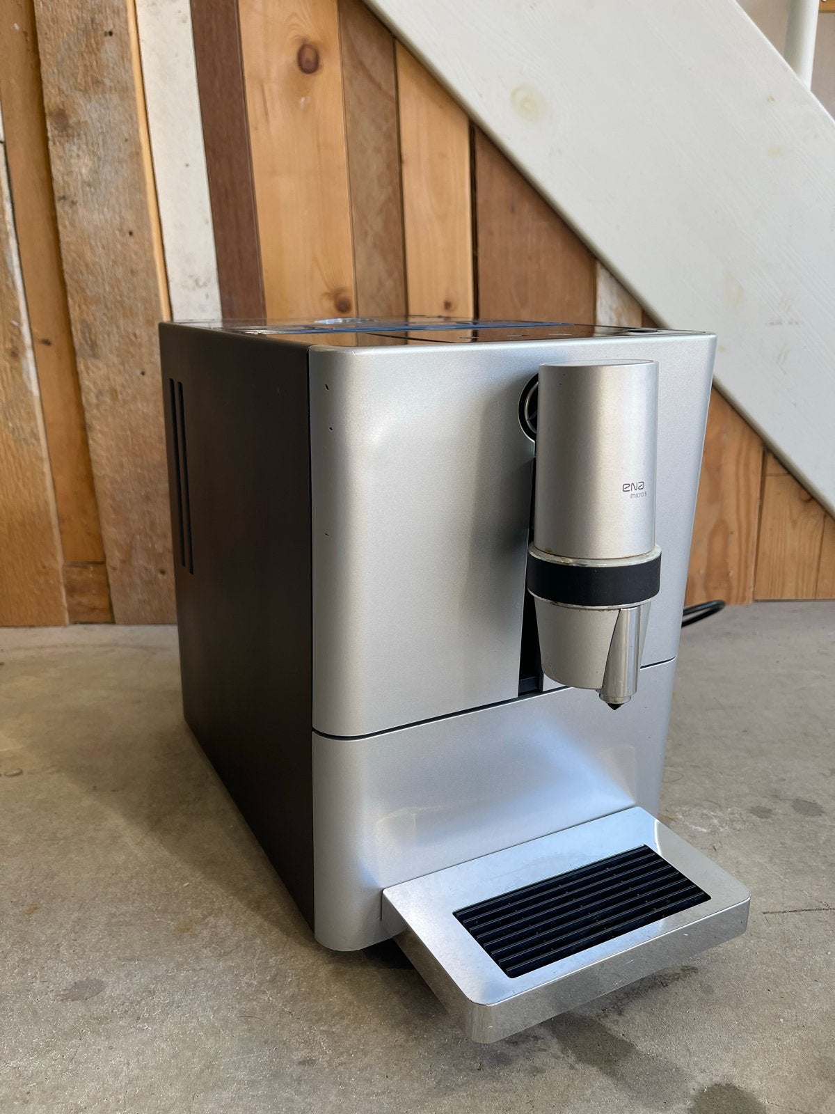 Jura ENA Micro 5 Koffiemachine -onderhoudsbeurt refurbished, Witgoed en Apparatuur, Ophalen, Gebruikt, Espresso apparaat, Koffiebonen