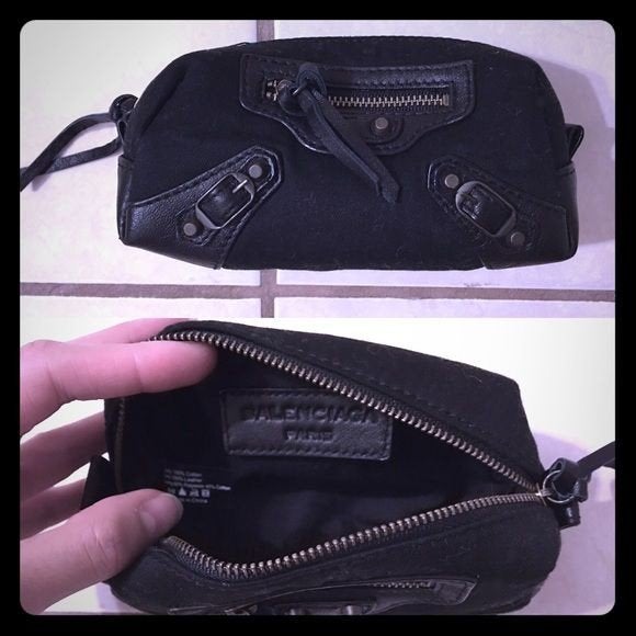 Balenciaga Vintage Cosmetic Tasje - Zwart Nieuw, Zwart, Overige typen, Nieuw, Ophalen of Verzenden