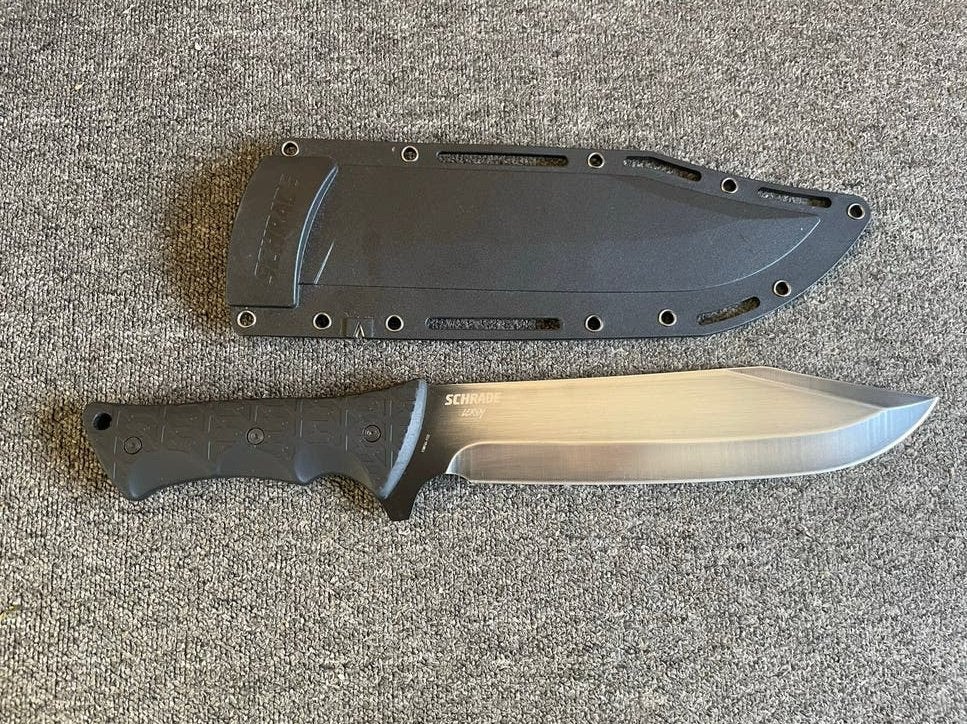 Schrade SCHF27 survival bowie/ barbequemes, Ophalen of Verzenden