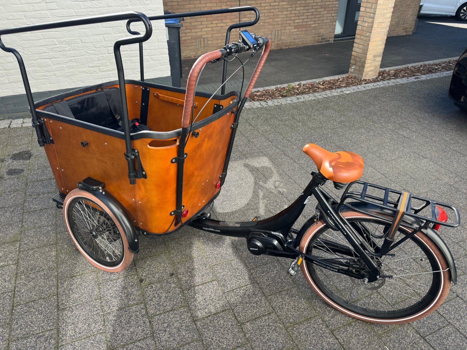 Bakfiets Voque Superior Deluxe 2023 - ZGAN, Elektrisch, Zo goed als nieuw, 2 kinderen, Ophalen