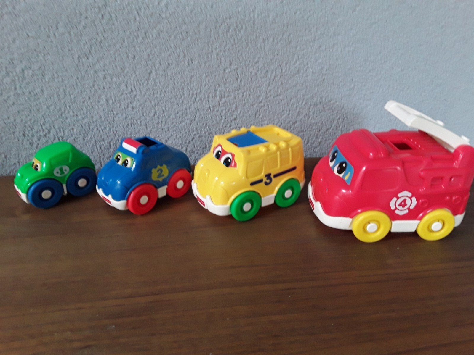 auto's fisher price met brandweerauto, Ophalen of Verzenden