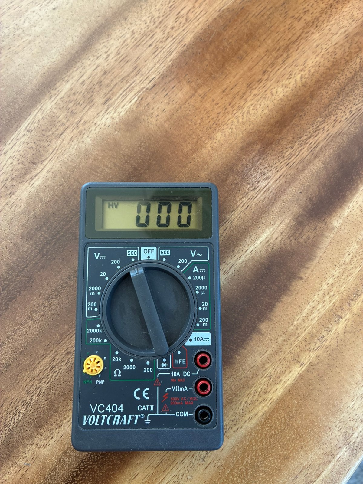 Voltcraft VC404 multimeter, Ophalen of Verzenden, Gebruikt, Multimeter