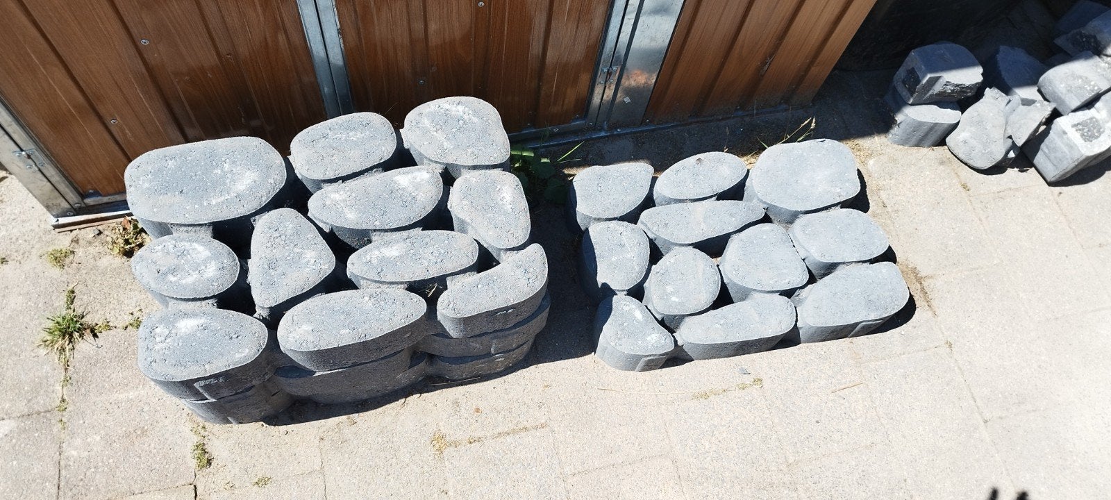 Betontegels 60x40x10 cm - Waterdoorlatend, Tuin en Terras, Tegels en Klinkers, Ophalen, Gebruikt, Beton, Terrastegels