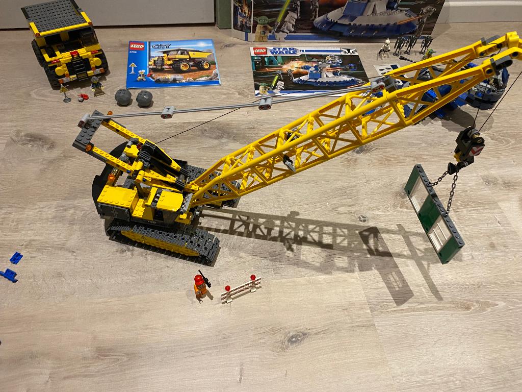 Lego 7632 Crawler Crane, Ophalen, Lego, Compleet, Complete set