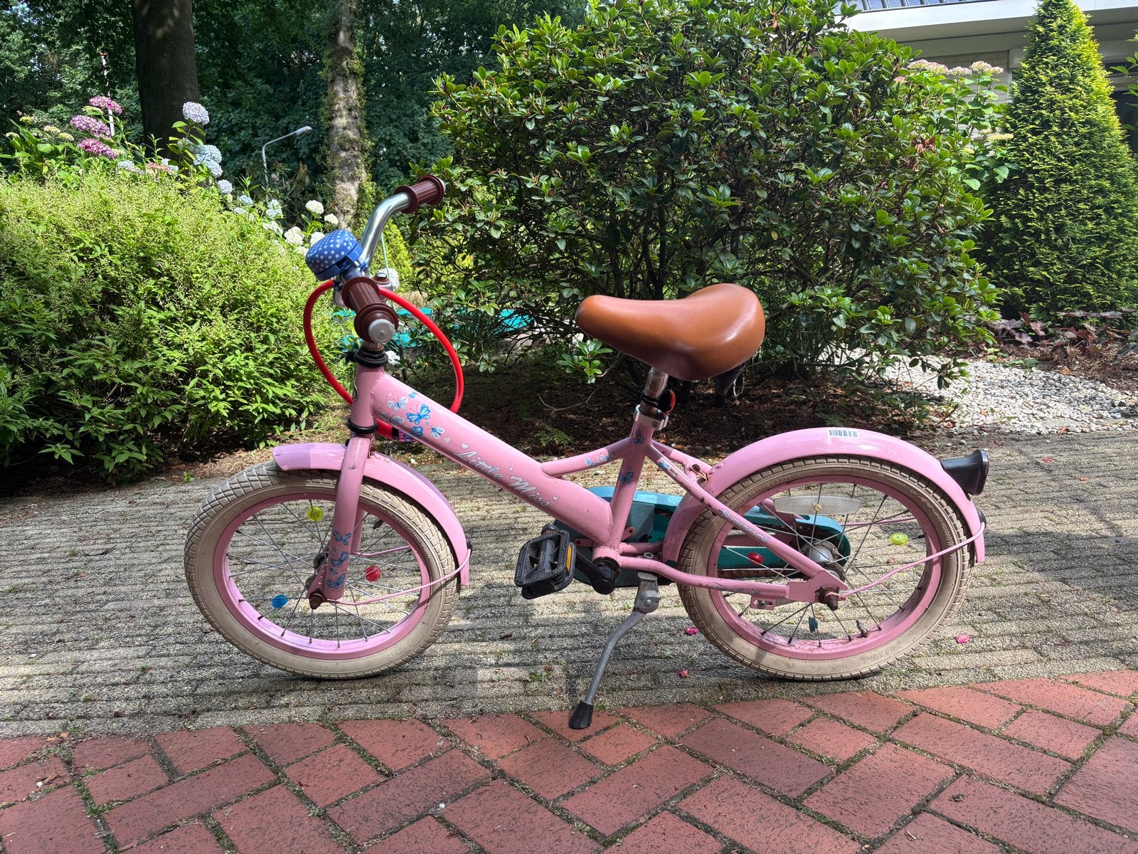 Little Miss Popal meisjesfiets 16 inch, Ophalen, Terugtraprem, Gebruikt, Handrem