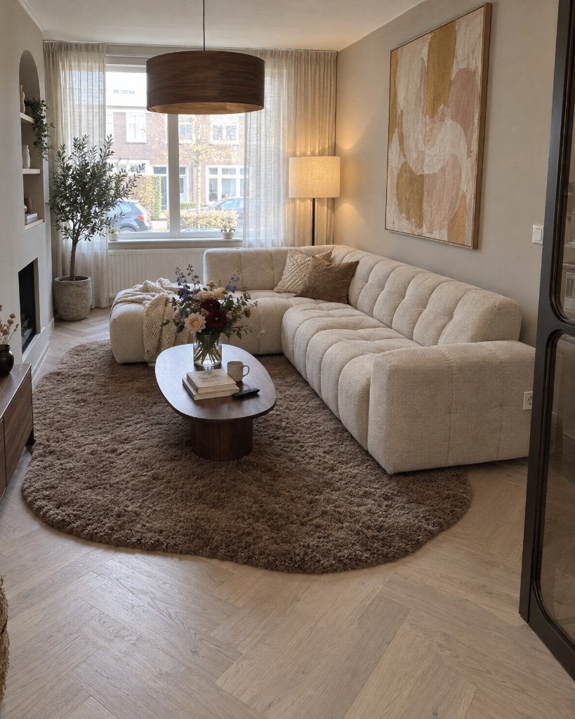 Nieuwe hoekbank van 2.399,- voor 999,- 280x220cm SAMPLE SALE
