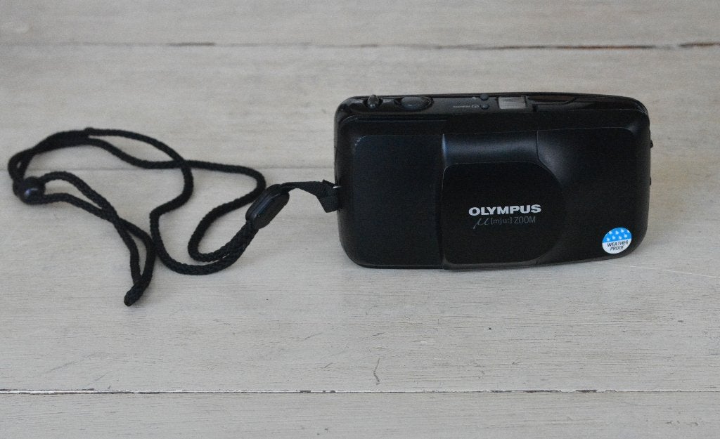 Olympus Mju Zoom camera, Audio, Tv en Foto, Fotocamera's Analoog, Ophalen of Verzenden, Zo goed als nieuw, Compact, Olympus