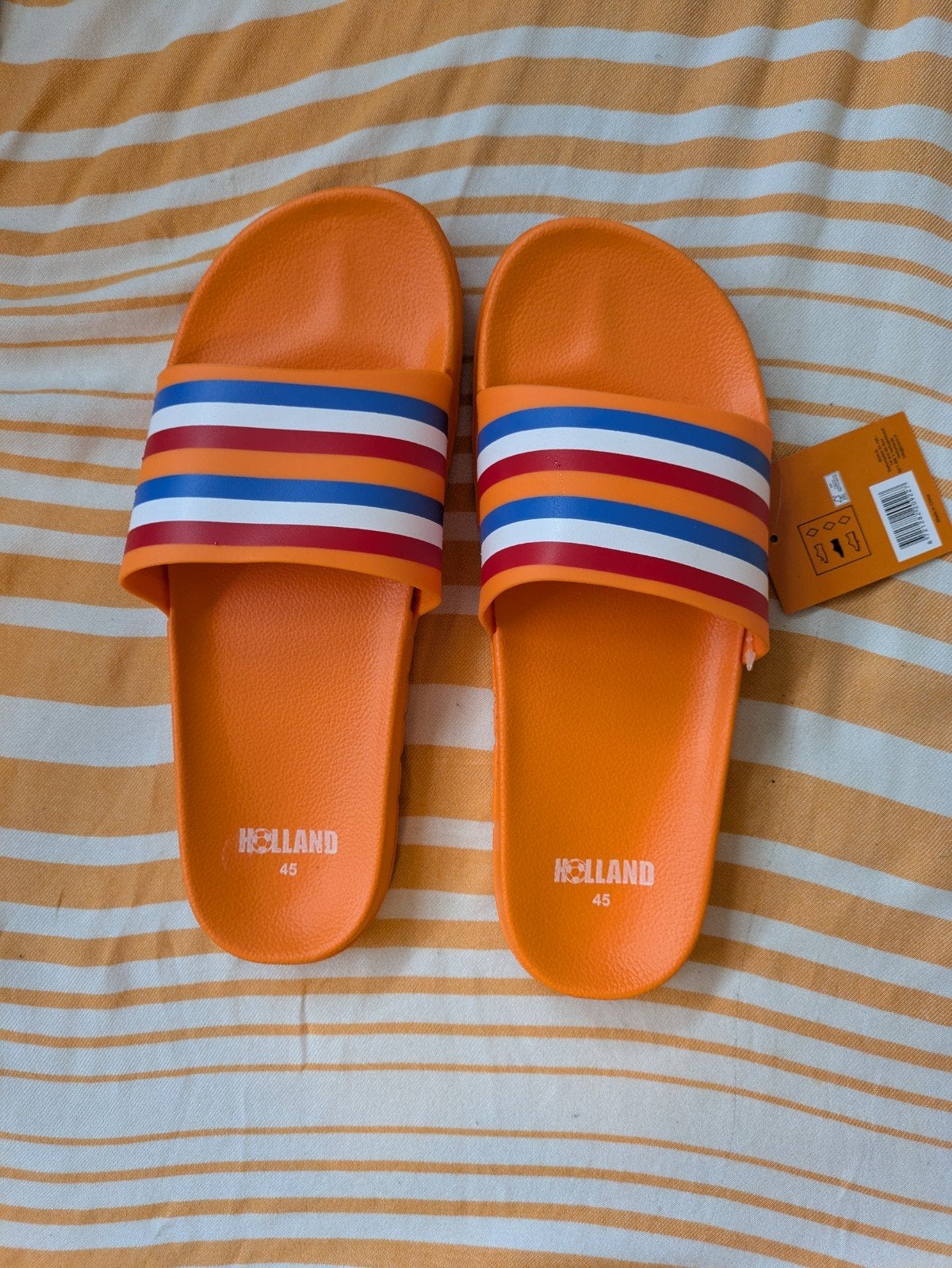 Nederland slippers, Ophalen of Verzenden, Maat 46 (S) of kleiner, Oranje