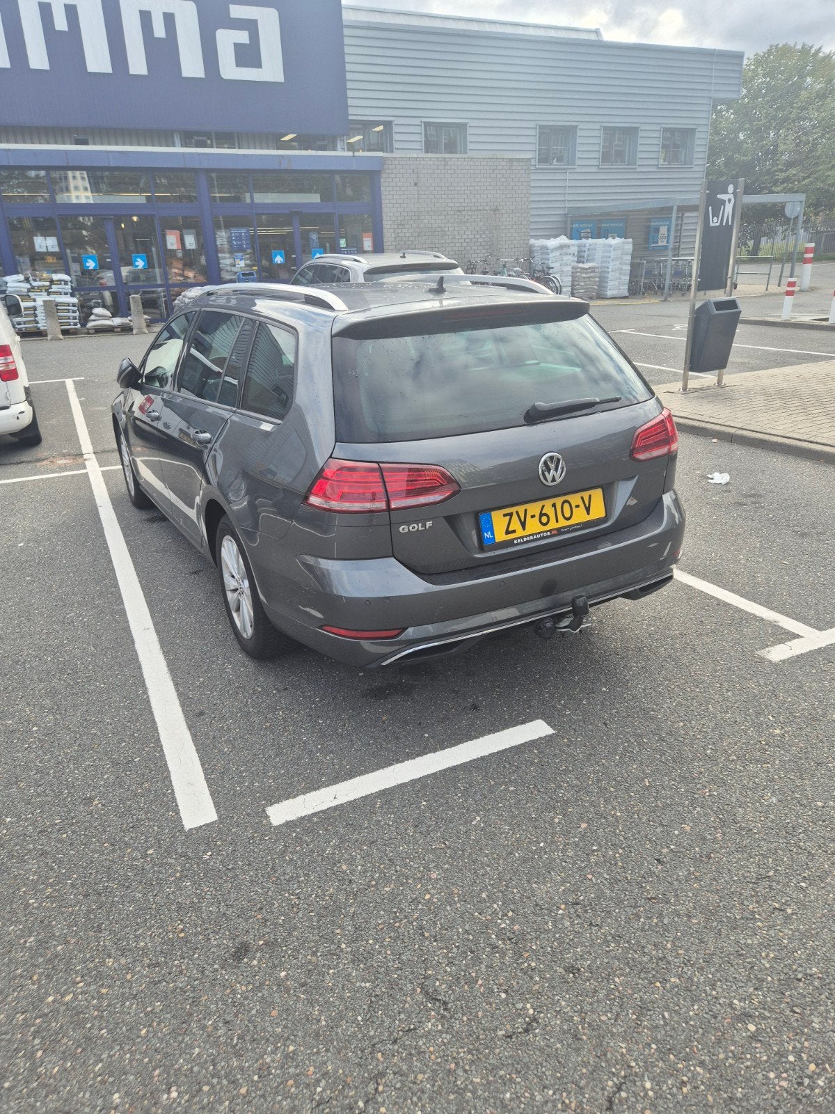 Volkswagen Golf Variant 1.0 TSI 115pk 7-DSG 2019 Grijs, Auto's, Stof, Zwart, Origineel Nederlands, Stationwagon
