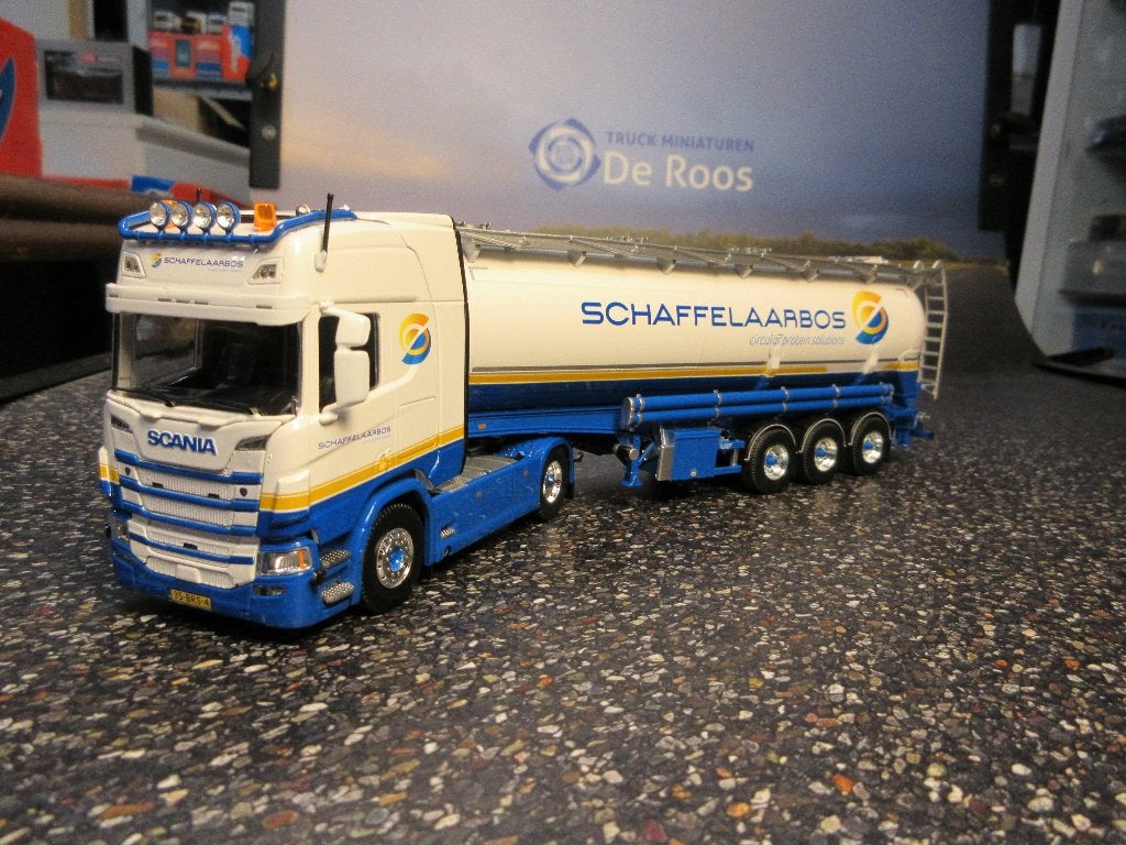 Tekno Scania Next Gen Schaffelaarbos met certificaat, Hobby en Vrije tijd, Modelauto's | 1:50, Ophalen of Verzenden, Nieuw, Bus of Vrachtwagen