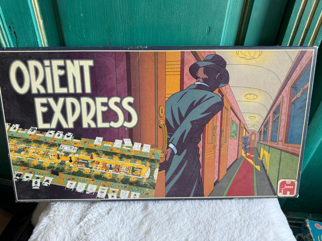 Orient Express Detective Bordspel Jumbo 1986 - Vintage, Hobby en Vrije tijd, Gezelschapsspellen | Bordspellen, Drie of vier spelers