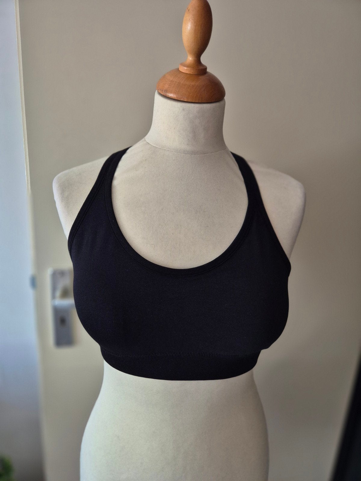 Set van 2: Nieuwe Comfortabele Sport BH’s met Mesh, Zwart, Nieuw, Ophalen of Verzenden, Fitness of Aerobics