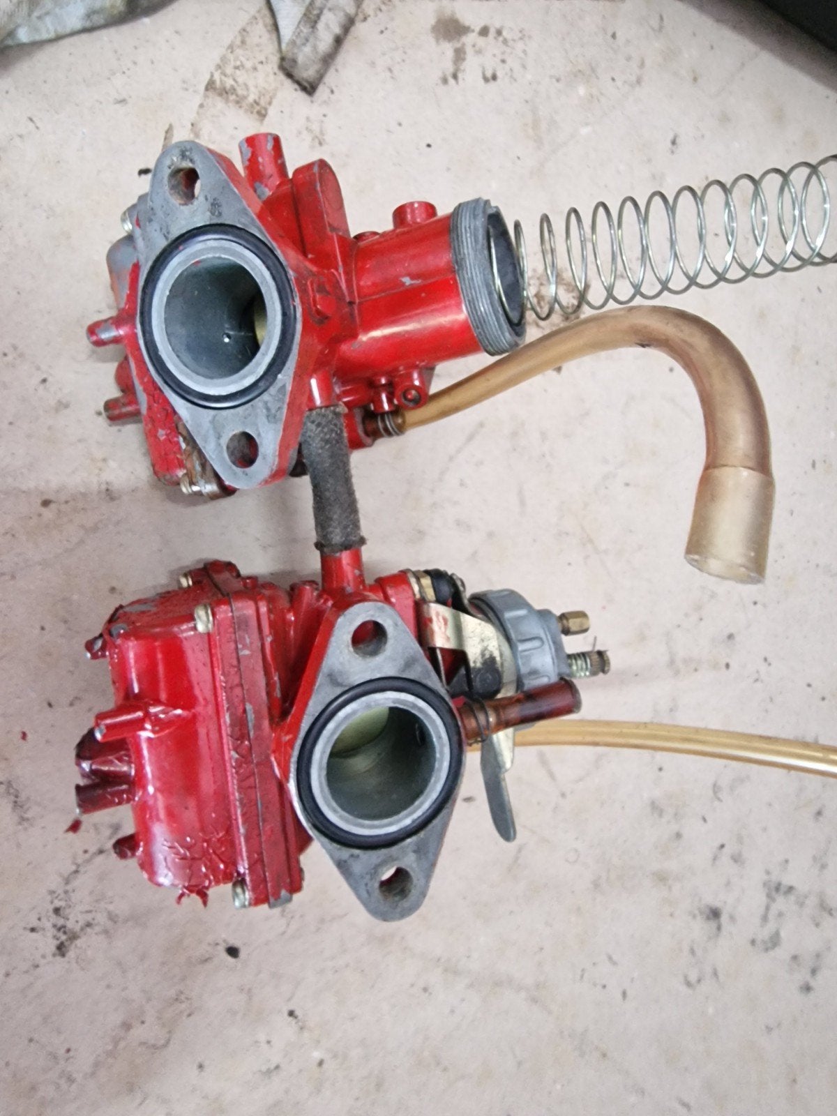 Suzuki T250 GT250 set Mikuni Carburateurs, goede staat., Ophalen of Verzenden, Gebruikt