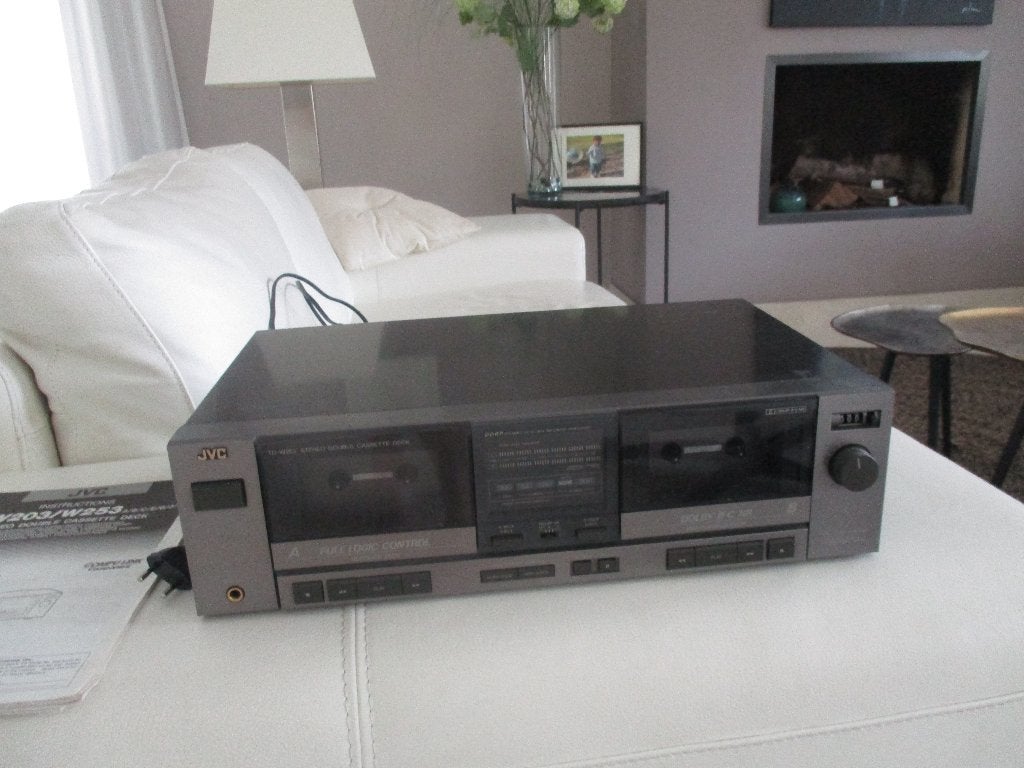 Cassettedeck, Audio, Tv en Foto, Cassettedecks, Ophalen, Dubbel, JVC, Auto-reverse