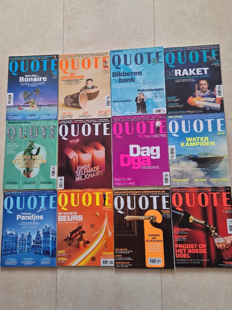 QUOTE complete jaargang 2024, Ophalen of Verzenden, Zo goed als nieuw, Overige typen