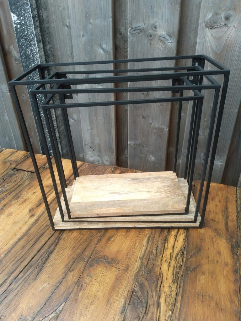 Set van 3 wandplankjes /kubus, Ophalen