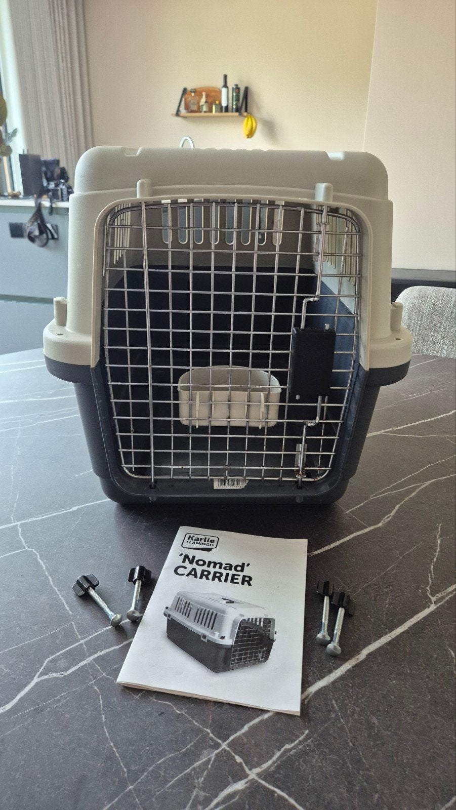 Karlie Nomad transportbox huisdier hond kat 61x40x40 zgan, Dieren en Toebehoren, Ophalen, Zo goed als nieuw