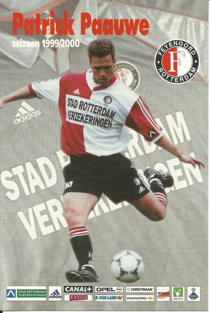 1999-2000 fotokaarten Feyenoord spelers 11x, Verzenden, Zo goed als nieuw, Feyenoord, Spelerskaart
