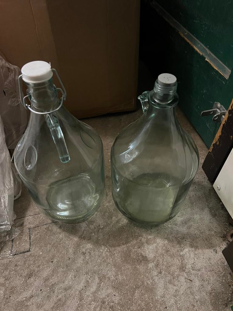 5L glazen fles, Ophalen, Zo goed als nieuw