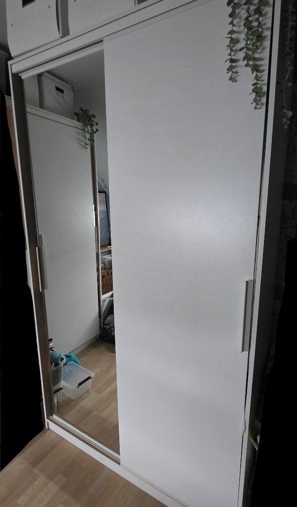 2x Kledingkast Morvik, Ophalen, Met deur(en), Gebruikt, 100 tot 150 cm