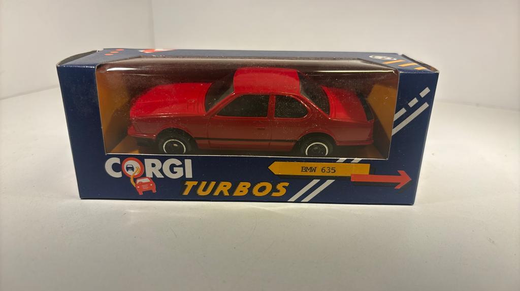 Bmw 635 red corgi 1.43, Auto, Ophalen of Verzenden, Corgi, A