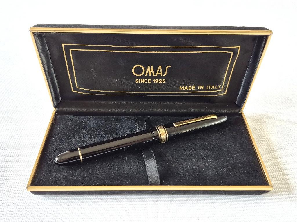 OMAS Ogiva 557-S 14K/585 semi-flex Nib, Overige merken, Met doosje, Ophalen of Verzenden, Zo goed als nieuw